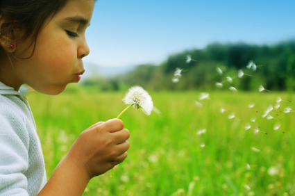 Girl making a wish for a great Family Mediator in Michigan